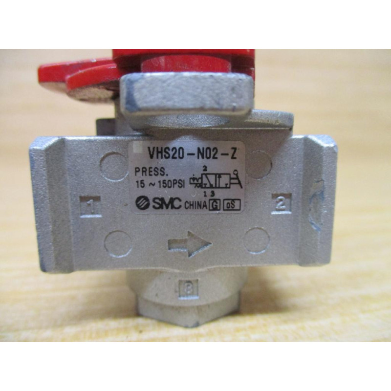 SMC VHS20-N02-Z Hand Valve VHS20N02Z - Used