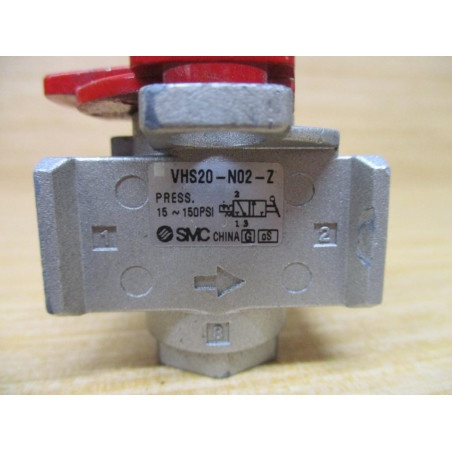 SMC VHS20-N02-Z Hand Valve VHS20N02Z - Used