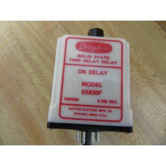 Dayton 5X830F Solid State Time Delay Relay - New No Box