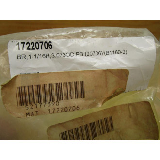 GSC BR,1-116H,3.073OD,PB Hex Bore Ball Bearing B1160-2 - New No Box