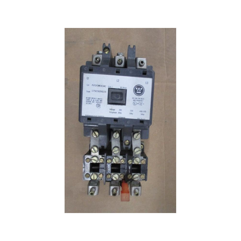 Westinghouse A200M3CAC Motor Starter 179C920G15 - Used