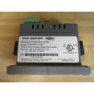 Precision Digital PD765-6R0-10-PR Panel Meter - Used