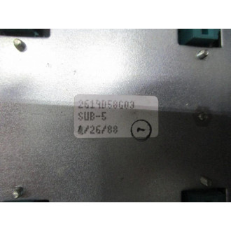 Westinghouse 2619D58G03 Numa Logic 8-Slot Rack - Used