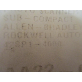 Allen Bradley 42SP1-4000 Subminiature Diffuse Scanner 42SP14000 - New No Box