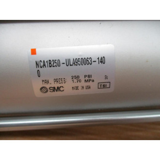 SMC NCA1B250-ULA950063-1400 Cylinder NCA1B250ULA9500631400 - New No Box