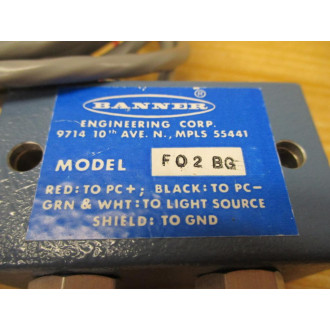 Banner FO2BG Remote Sensor F02BG - New No Box