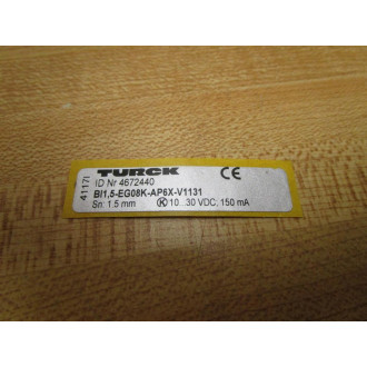 Turck BI1,5-EG08K-AP6X-V1131 Inductive Sensor 4672440