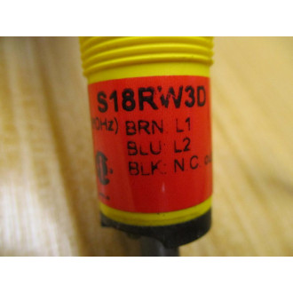 Banner S18RW3D Photoelectric Sensor - New No Box