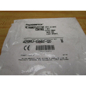 Allen Bradley 42SRU-6002-QD Photoelectric Switch 42SRU6002QD