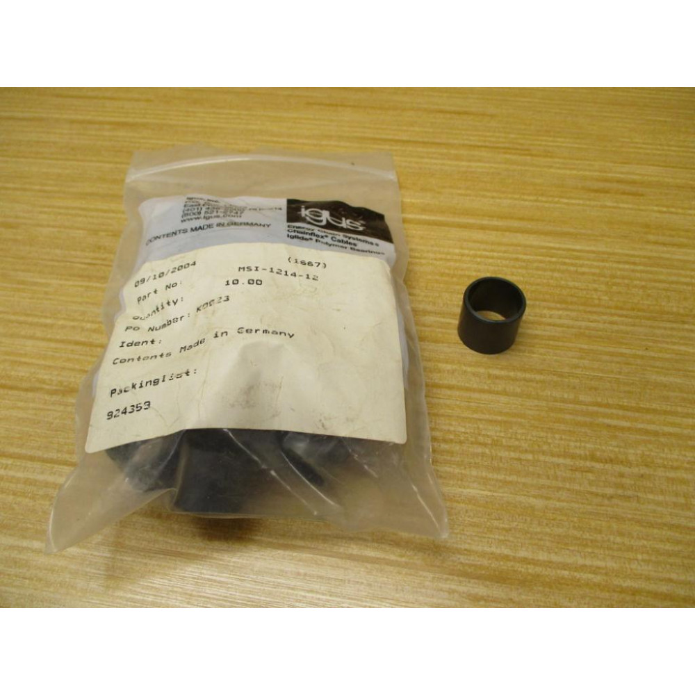 Igus MSI-1214-12 Sleeve Bearing MSI121412 (Pack of 18) Igus MSI-1214-12 Sleeve Bearing MSI121412 (Pack of 18)