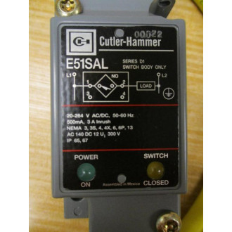 Cutler Hammer E51SAL6P Proximity Switch E51