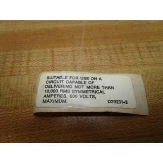 Furnas 48DC31A2 Thermal Overload Relay