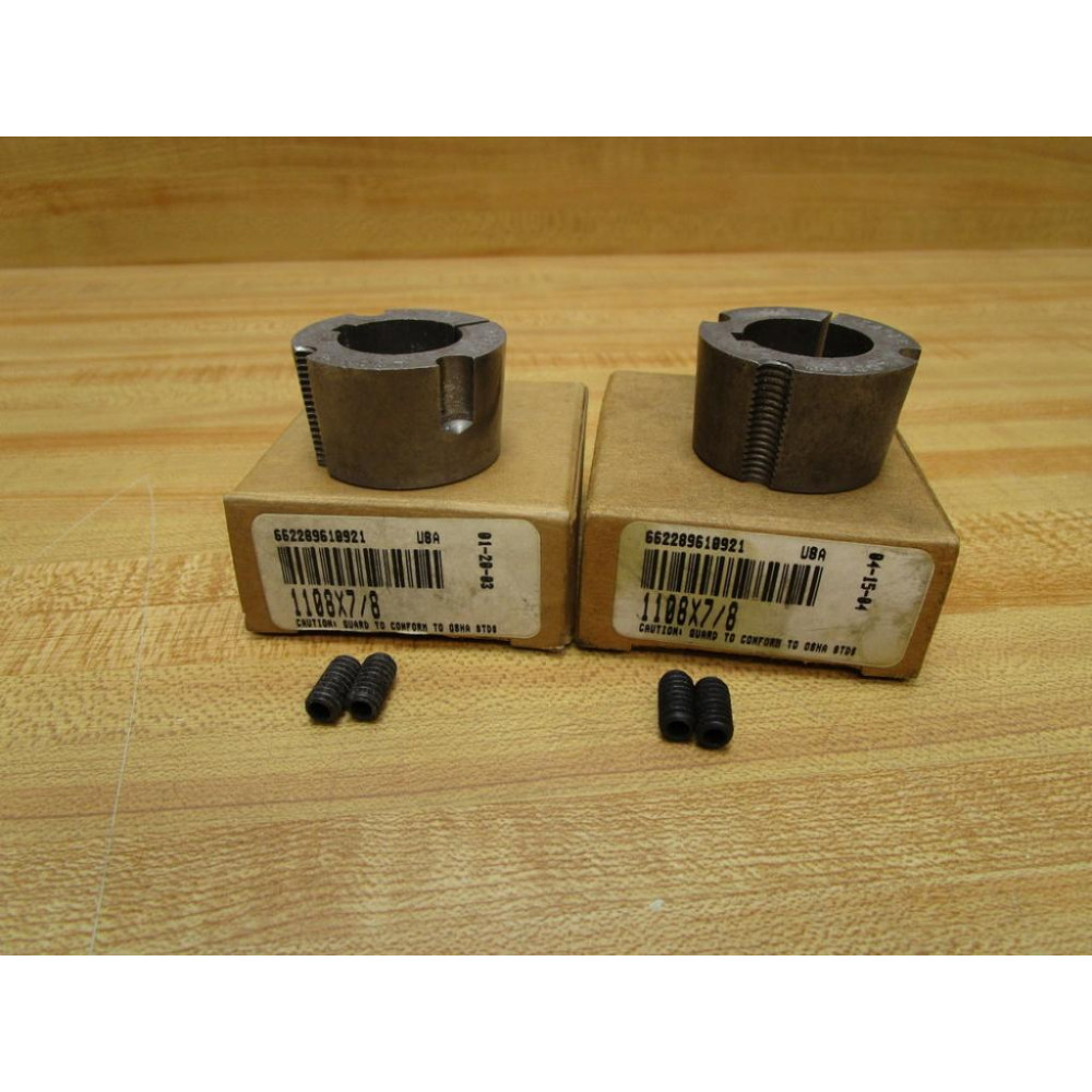 Dodge 1108X 78 Taper Lock Bushing WKeyway 1108X78 (Pack of 2)