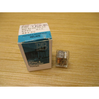 AMF Potter & Brumfield R10-E1-Z2-V2.5K-48V.D.C. Relay R10-E1-Z2-V2.5K-48VDC