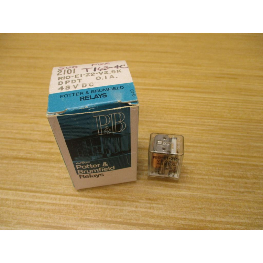 AMF Potter & Brumfield R10-E1-Z2-V2.5K-48V.D.C. Relay R10-E1-Z2-V2.5K-48VDC