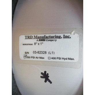 TRD Manufacturing 8" x 1" Cylinder Bore: 8" Stroke: 1: - New No Box