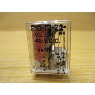 AMF Potter & Brumfield R10-E1-Z2-V2.5K-48V.D.C. Relay R10-E1-Z2-V2.5K-48VDC - New No Box