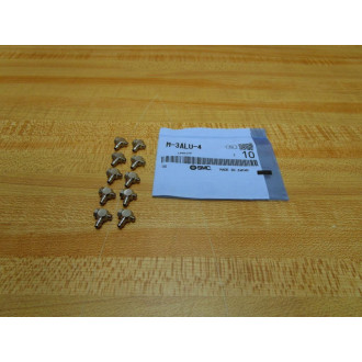 SMC M-3ALU-4 Miniature Fitting M3ALU4 (Pack of 10)
