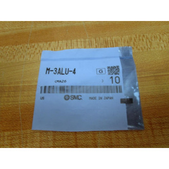 SMC M-3ALU-4 Miniature Fitting M3ALU4 (Pack of 10)