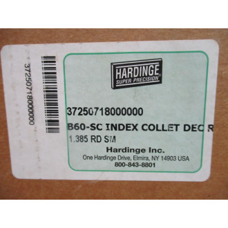 Hardinge 37250718000000 Index Collet B60-SC 1.385