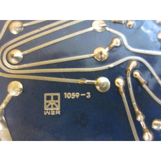Emerson Wer Industrial 1059-3 Tension Control Board 10593 - Used