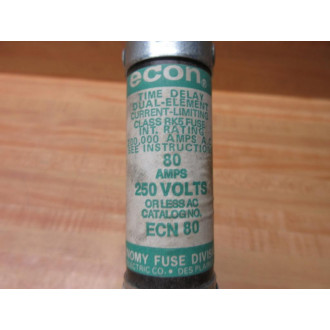 Economy Fuse ECN-80 Econ Fuse Cross Ref 6A829 (Pack of 3) - Used