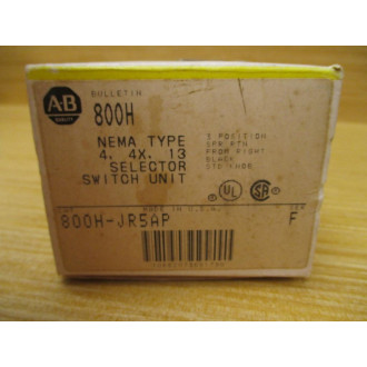 Allen Bradley 800H-JR5AP Selector Switch 800HJR5AP
