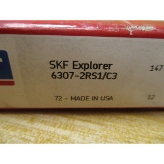 SKF 6307-2RS1C3 Ball Bearing 63072RS1C3