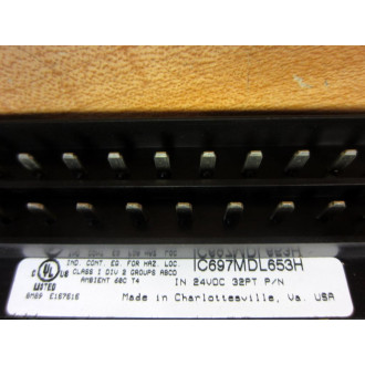 GEFanuc IC697MDL653H Input Module I3C7B4 - Used