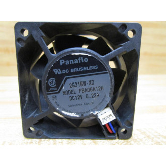 Panaflo FBA06A12H DC Brushless Fan (Pack of 2) - Used