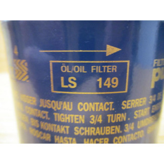 Purflux LS149 Oil Filter (Pack of 3) - New No Box