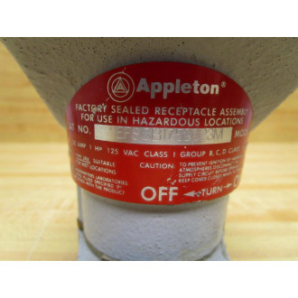 Appleton EFSCB1752023M Receptacle Assembly - Used