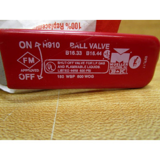 Mueller 107-705 Ball Valve 107705 - Used