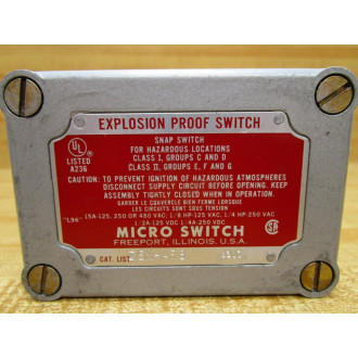 Honeywell  Micro Switch EX-AR8 Snap Switch EXAR8 - New No Box