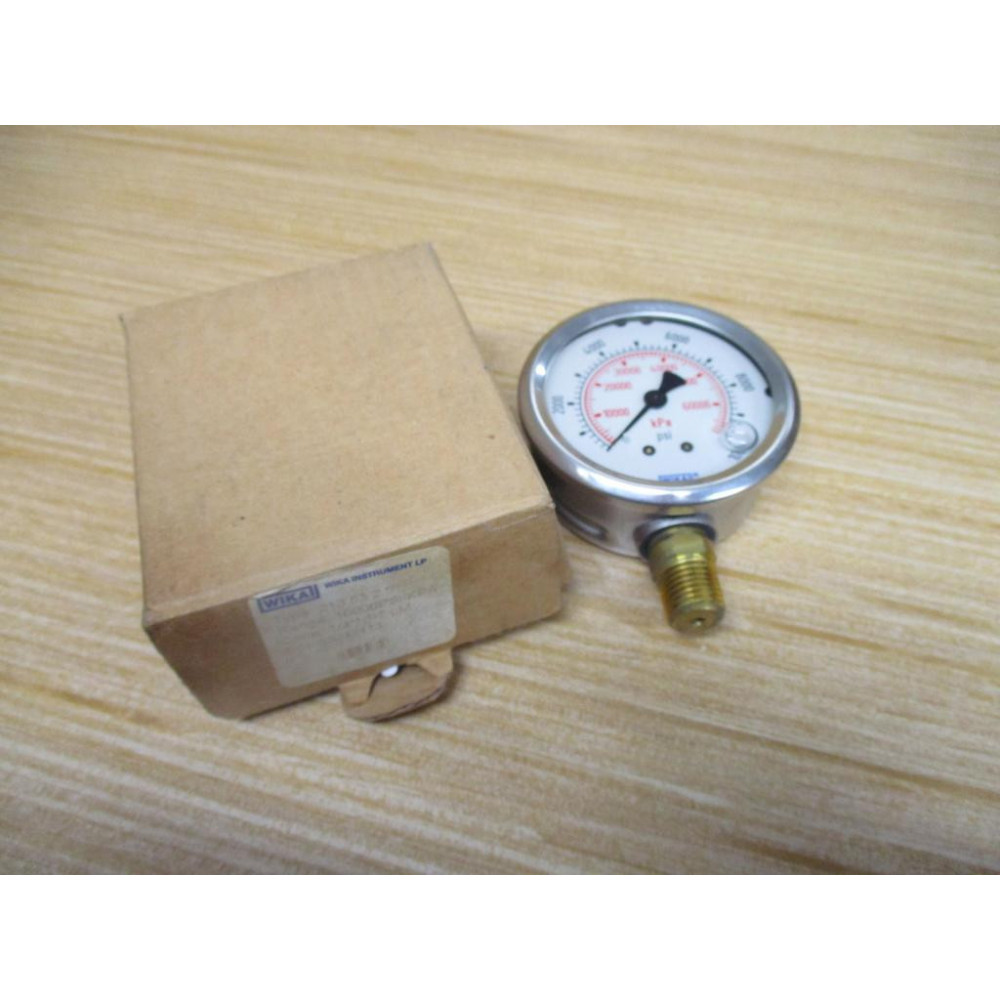 Wika 50242113 Pressure Gauge 213.53 2.5"