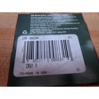 Chicago Rawhide 9934 SKF Oil Seal CR9934 (Pack of 8)
