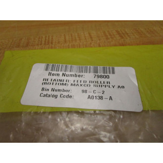Maxco 79800 Feed Roller A0138-A (Pack of 2)
