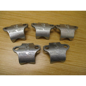 Steel City 1-14" Right Angle Beam Clamp (Pack of 5) - New No Box