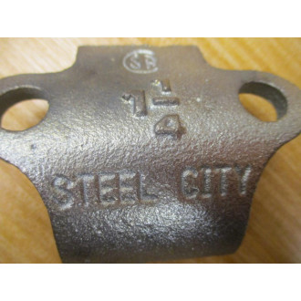 Steel City 1-14" Right Angle Beam Clamp (Pack of 5) - New No Box Steel City 1-14" Right Angle Beam Clamp (Pack of 5) - New No Box