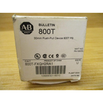 Allen Bradley 800T-FXQH2RA1 PushPull Device