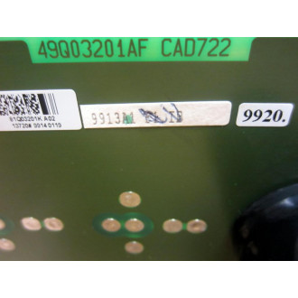 ABB 49Q03201AF Circuit Board CAD722 81Q03201K A02  BAS-DC0 - Used
