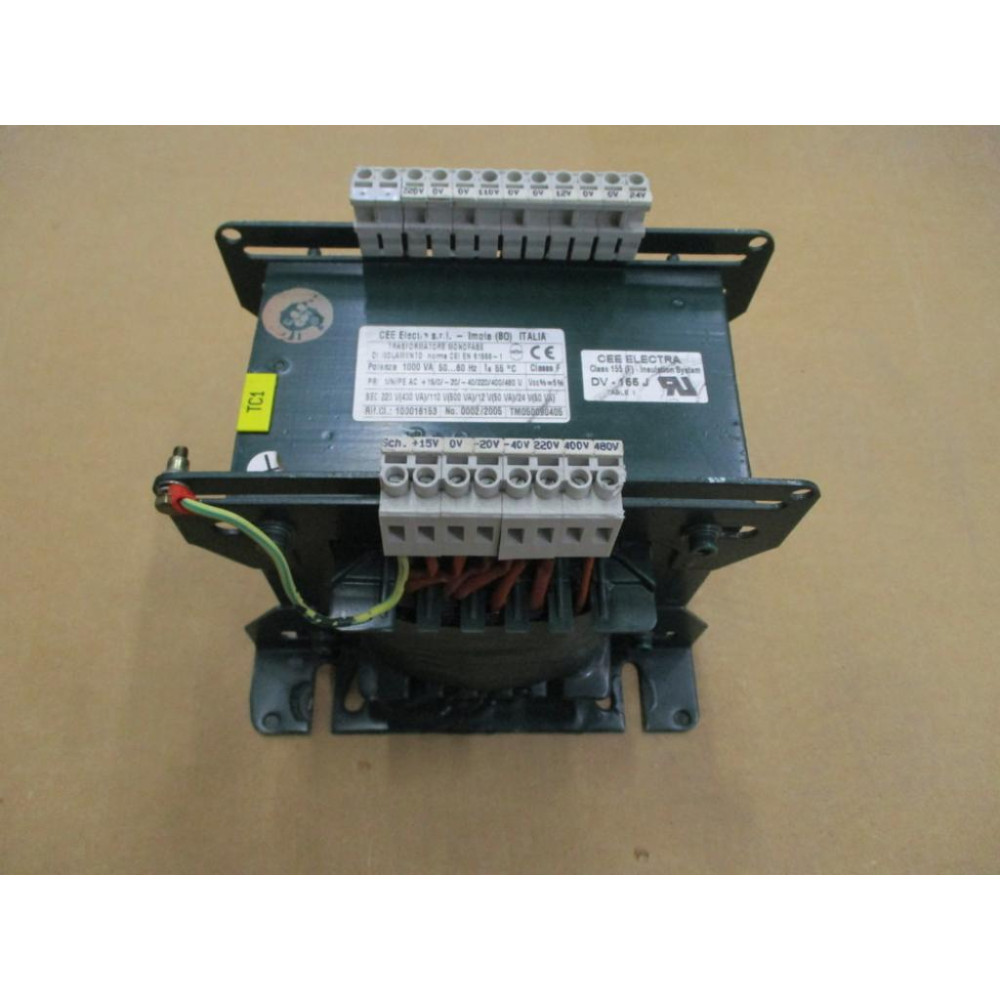 CEE Electra TM050090405 Monophase Transformer 00022005 - Used CEE Electra TM050090405 Monophase Transformer 00022005 - Used