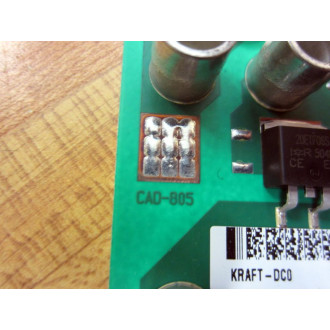 ABB 49Q03301AD Circuit Board CAD805 KRAFT-DC0 81Q03301K A02 - Used