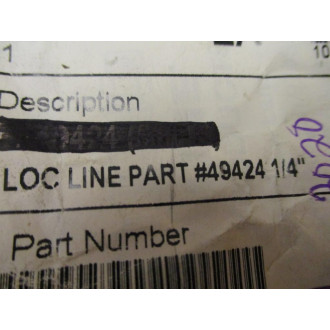 Loc-Line 49424-14" Round Nozzle 4942414 (Pack of 42) - New No Box