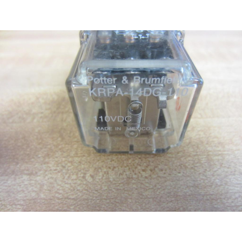 Potter & Brumfield KRPA-14DG-110V Relay  KRPA-14DG-110VDC 13HP - New No Box