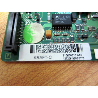 ABB 49Q03001AD Circuit Board CAD751 KRAFT-C 81Q03001C A01 - Used