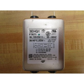 Corcom F7671 RFI Filter 3EHQ1 - Used