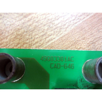ABB 49Q03301AC Circuit Board CAD-646 KRAFT-DCO  81Q03301KA01 - Used