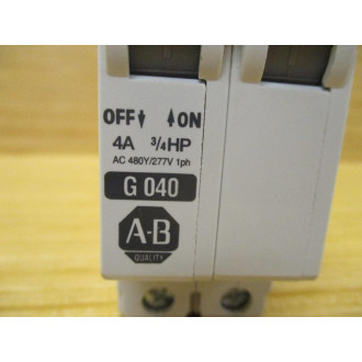 Allen Bradley 1492-CB2G040 Circuit Breaker 1492CB2G040 4A Ser.C - New No Box