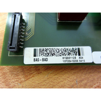 ABB 49Q03112AE Circuit Board CAD721 BAS-BAD 81Q03112B A04 - Used